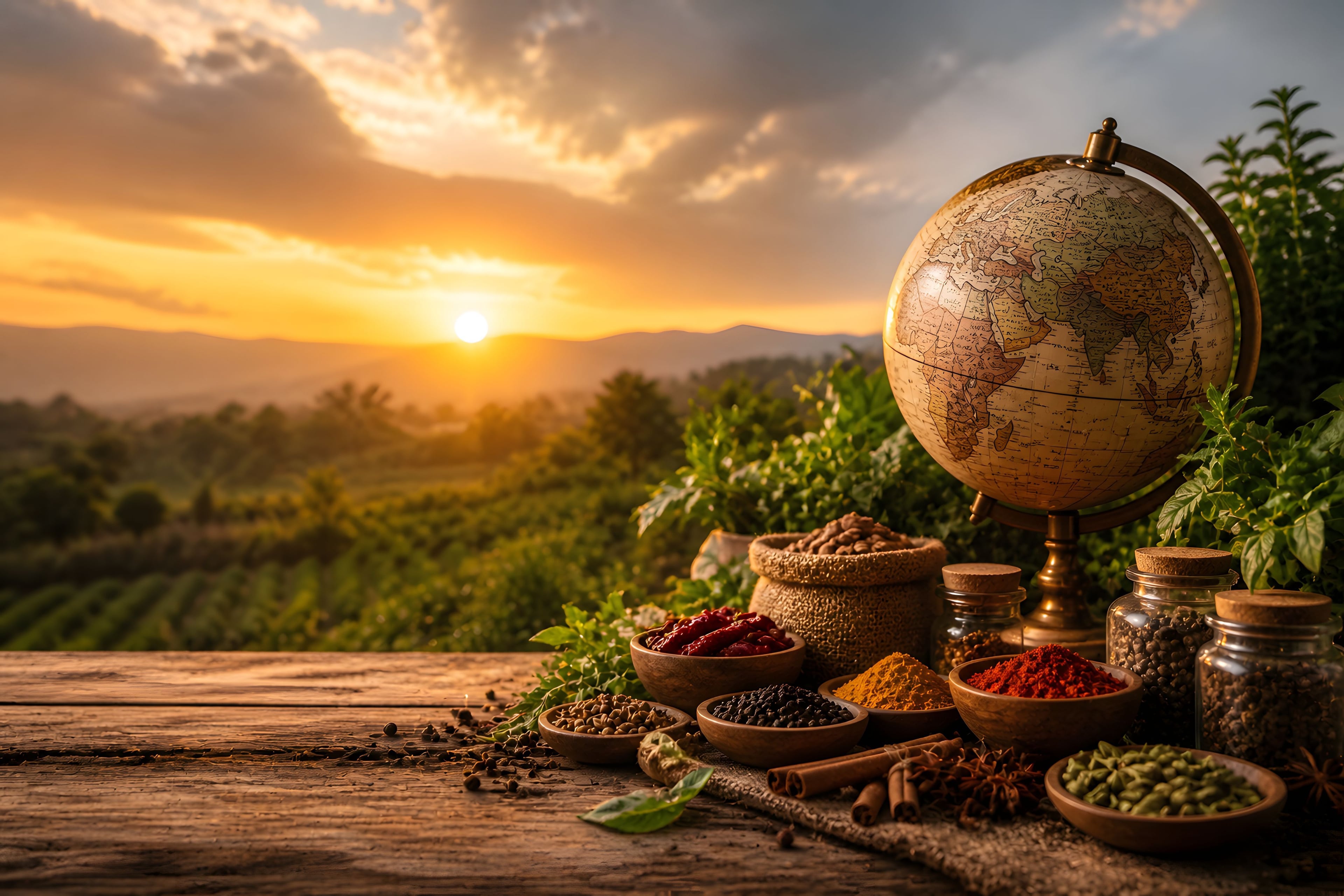 Spices arranged by origin – the Mai Re philosophy